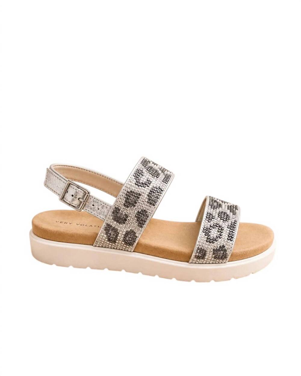 NEW VERY VOLATILE women's hotness sandal in silver